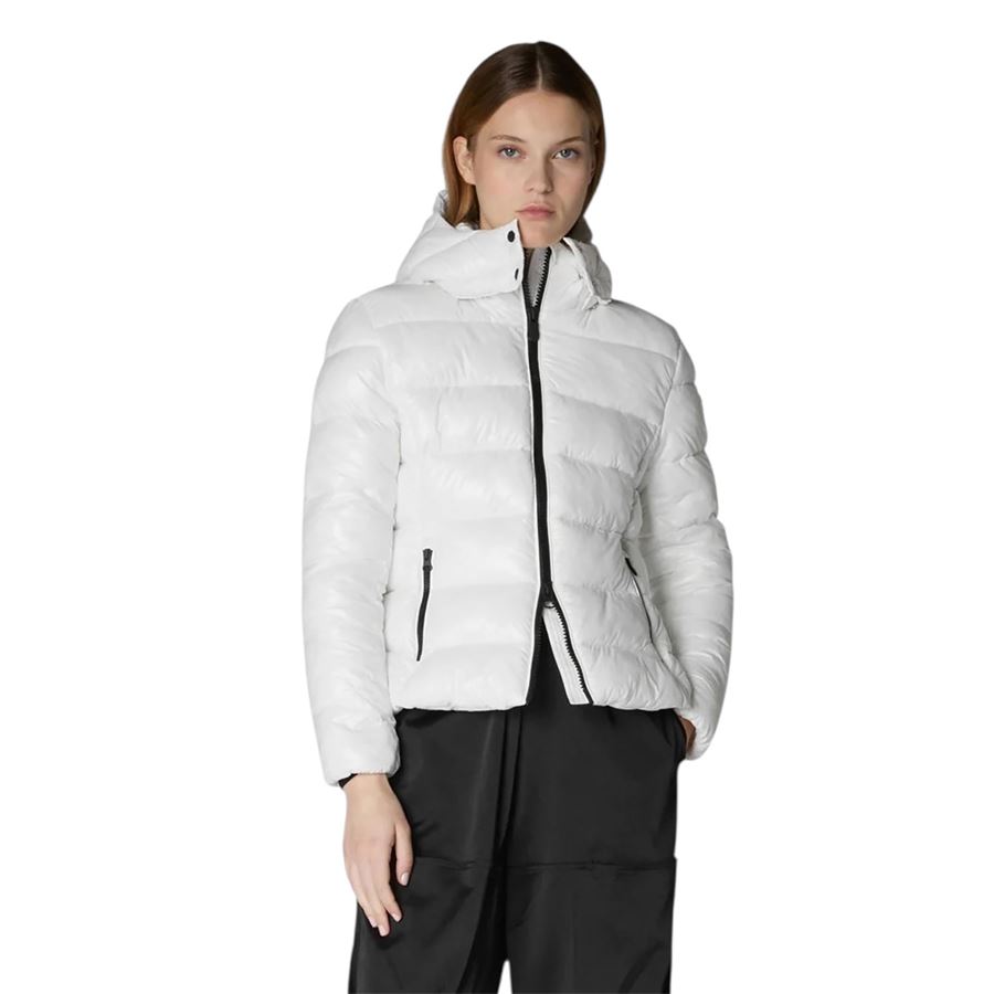 Cosmary piumino da donna animal free con cappuccio Save The Duck | D31470W/LOVE200002